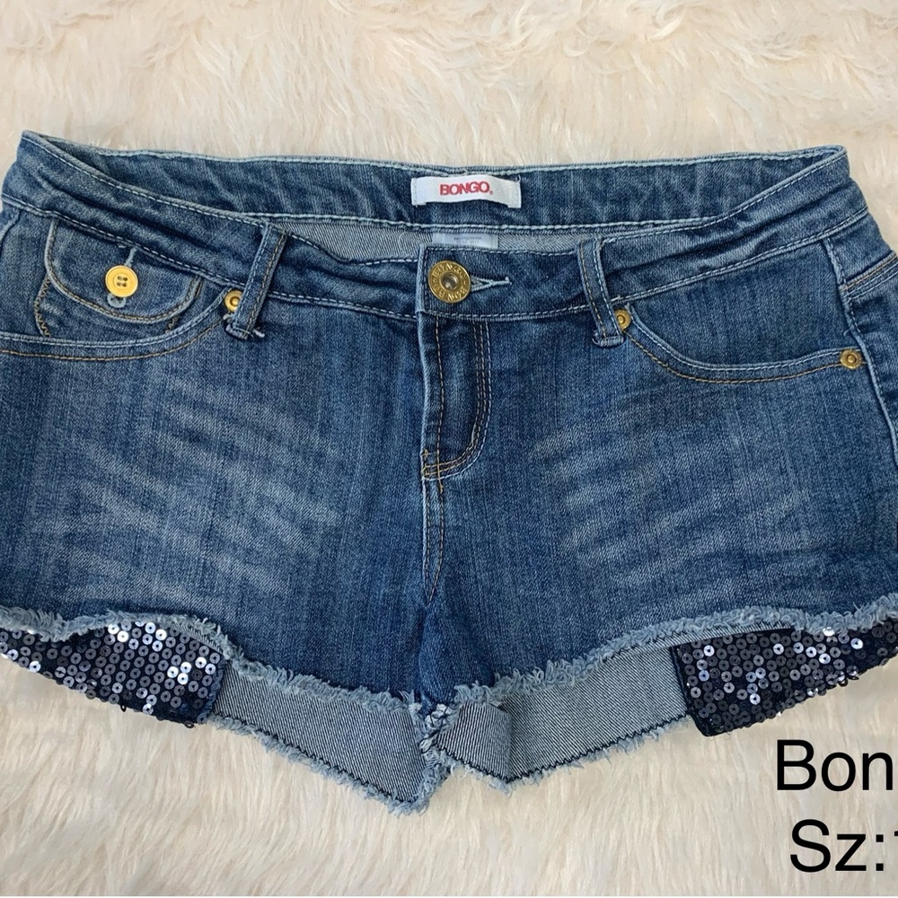 Bongo Women's Blue Denim Shorts